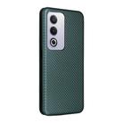 For OPPO A3 Pro Global Carbon Fiber Texture Flip Leather Phone Case(Green) - 3