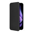 For OPPO Reno13 F 5G Carbon Fiber Texture Flip Leather Phone Case(Black) - 3