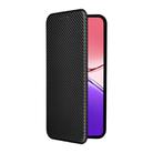 For OPPO F29 5G Carbon Fiber Texture Flip Leather Phone Case(Black) - 2