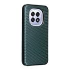 For OPPO F29 5G Carbon Fiber Texture Flip Leather Phone Case(Green) - 3