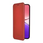 For OPPO F29 5G Carbon Fiber Texture Flip Leather Phone Case(Brown) - 2