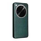 For OPPO Find X8 Ultra 5G Carbon Fiber Texture Flip Leather Phone Case(Green) - 3