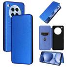 For OPPO Find X8s 5G Carbon Fiber Texture Flip Leather Phone Case(Blue) - 1