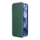 For OPPO Find X8s 5G Carbon Fiber Texture Flip Leather Phone Case(Green) - 2