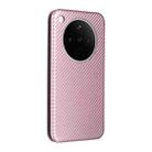 For OPPO Find X8s+ 5G Carbon Fiber Texture Flip Leather Phone Case(Pink) - 3