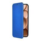 For OPPO Find X8s+ 5G Carbon Fiber Texture Flip Leather Phone Case(Blue) - 2