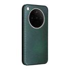 For OPPO Find X8s+ 5G Carbon Fiber Texture Flip Leather Phone Case(Green) - 3