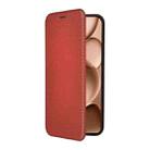 For OPPO Find X8s+ 5G Carbon Fiber Texture Flip Leather Phone Case(Brown) - 2