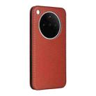 For OPPO Find X8s+ 5G Carbon Fiber Texture Flip Leather Phone Case(Brown) - 3