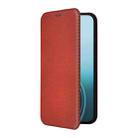 For OPPO Reno14 5G Global Carbon Fiber Texture Flip Leather Phone Case(Brown) - 2