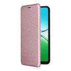 For OPPO A5 5G / 4G Global Carbon Fiber Texture Flip Leather Phone Case(Pink) - 2