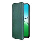 For OPPO A5 5G / 4G Global Carbon Fiber Texture Flip Leather Phone Case(Green) - 2