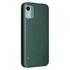 For Nokia C12 / C12 Pro / C12 Plus Carbon Fiber Texture Flip Leather Phone Case(Green) - 3