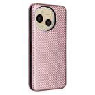 For Sharp Aquos Sense9 Carbon Fiber Texture Flip Leather Phone Case(Pink) - 3