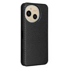 For Sharp Aquos Sense9 Carbon Fiber Texture Flip Leather Phone Case(Black) - 3