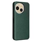 For Sharp Aquos Sense9 Carbon Fiber Texture Flip Leather Phone Case(Green) - 3