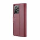 For Samsung Galaxy A23 CaseMe 023 Butterfly Buckle Litchi Texture RFID Anti-theft Leather Phone Case(Wine Red) - 3