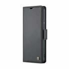 For Samsung Galaxy A34 5G CaseMe 023 Butterfly Buckle Litchi Texture RFID Anti-theft Leather Phone Case(Black) - 2