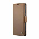 For Samsung Galaxy A73 5G CaseMe 023 Butterfly Buckle Litchi Texture RFID Anti-theft Leather Phone Case(Brown) - 2
