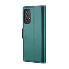 For Samsung Galaxy A73 5G CaseMe 023 Butterfly Buckle Litchi Texture RFID Anti-theft Leather Phone Case(Pearly Blue) - 3