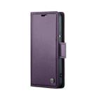 For Samsung Galaxy S22 5G CaseMe 023 Butterfly Buckle Litchi Texture RFID Anti-theft Leather Phone Case(Pearly Purple) - 2