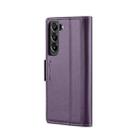 For Samsung Galaxy S22 5G CaseMe 023 Butterfly Buckle Litchi Texture RFID Anti-theft Leather Phone Case(Pearly Purple) - 3