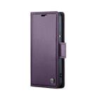 For Samsung Galaxy S22+ 5G CaseMe 023 Butterfly Buckle Litchi Texture RFID Anti-theft Leather Phone Case(Pearly Purple) - 2