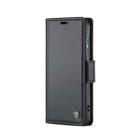 For Samsung Galaxy S23 5G CaseMe 023 Butterfly Buckle Litchi Texture RFID Anti-theft Leather Phone Case(Black) - 2