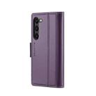 For Samsung Galaxy S23 5G CaseMe 023 Butterfly Buckle Litchi Texture RFID Anti-theft Leather Phone Case(Pearly Purple) - 3