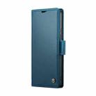 For Samsung Galaxy A53 CaseMe 023 Butterfly Buckle Litchi Texture RFID Anti-theft Leather Phone Case(Blue) - 2