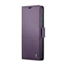 For Samsung Galaxy S21 FE 5G CaseMe 023 Butterfly Buckle Litchi Texture RFID Anti-theft Leather Phone Case(Pearly Purple) - 2