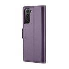 For Samsung Galaxy S21 FE 5G CaseMe 023 Butterfly Buckle Litchi Texture RFID Anti-theft Leather Phone Case(Pearly Purple) - 3