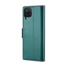 For Samsung Galaxy A12 5G CaseMe 023 Butterfly Buckle Litchi Texture RFID Anti-theft Leather Phone Case(Pearly Blue) - 3