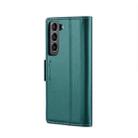 For Samsung Galaxy S21 5G CaseMe 023 Butterfly Buckle Litchi Texture RFID Anti-theft Leather Phone Case(Pearly Blue) - 3