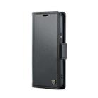 For Samsung Galaxy S21+ 5G CaseMe 023 Butterfly Buckle Litchi Texture RFID Anti-theft Leather Phone Case(Black) - 2