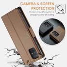 For Samsung Galaxy A71 4G CaseMe 023 Butterfly Buckle Litchi Texture RFID Anti-theft Leather Phone Case(Brown) - 3