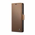 For Samsung Galaxy A13 4G/5G/A04s/A04/M13 5G CaseMe 023 Butterfly Buckle Litchi Texture RFID Anti-theft Leather Phone Case(Brown) - 2
