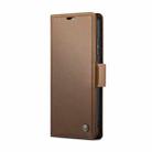 For Samsung Galaxy A51 4G/M40s CaseMe 023 Butterfly Buckle Litchi Texture RFID Anti-theft Leather Phone Case(Brown) - 2