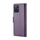 For Samsung Galaxy A51 4G/M40s CaseMe 023 Butterfly Buckle Litchi Texture RFID Anti-theft Leather Phone Case(Pearly Purple) - 3