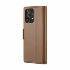 For Samsung Galaxy A72 CaseMe 023 Butterfly Buckle Litchi Texture RFID Anti-theft Leather Phone Case(Brown) - 3