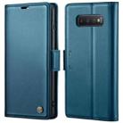 For Samsung Galaxy S10 CaseMe 023 Butterfly Buckle Litchi Texture RFID Anti-theft Leather Phone Case(Blue) - 1