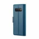 For Samsung Galaxy S10 CaseMe 023 Butterfly Buckle Litchi Texture RFID Anti-theft Leather Phone Case(Blue) - 3