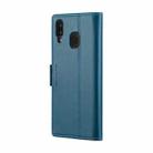 For Samsung Galaxy A20/A30/M10s CaseMe 023 Butterfly Buckle Litchi Texture RFID Anti-theft Leather Phone Case(Blue) - 3