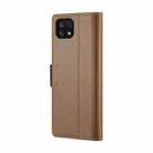 For Samsung Galaxy A22 5G CaseMe 023 Butterfly Buckle Litchi Texture RFID Anti-theft Leather Phone Case(Brown) - 3