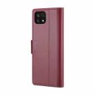 For Samsung Galaxy A22 5G CaseMe 023 Butterfly Buckle Litchi Texture RFID Anti-theft Leather Phone Case(Wine Red) - 3