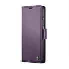 For Samsung Galaxy A22 5G CaseMe 023 Butterfly Buckle Litchi Texture RFID Anti-theft Leather Phone Case(Pearly Purple) - 2