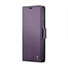 For Samsung Galaxy A24 4G CaseMe 023 Butterfly Buckle Litchi Texture RFID Anti-theft Leather Phone Case(Pearly Purple) - 2