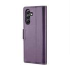 For Samsung Galaxy A24 4G CaseMe 023 Butterfly Buckle Litchi Texture RFID Anti-theft Leather Phone Case(Pearly Purple) - 3