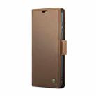 For Samsung Galaxy S20 Ultra CaseMe 023 Butterfly Buckle Litchi Texture RFID Anti-theft Leather Phone Case(Brown) - 2
