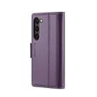 For Samsung Galaxy S24 CaseMe 023 Butterfly Buckle Litchi Texture RFID Anti-theft Leather Phone Case(Pearly Purple) - 3